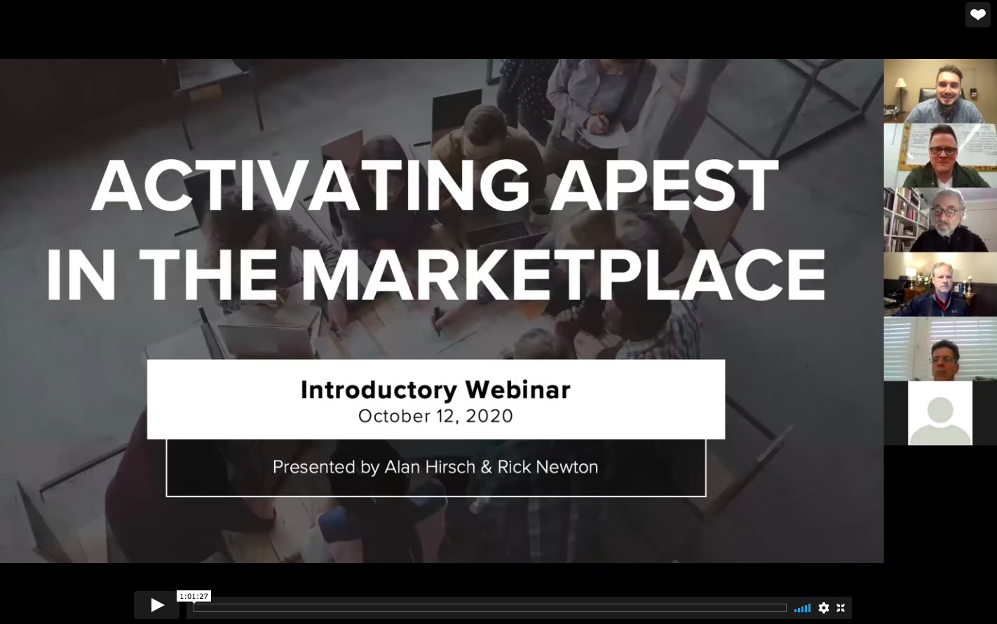 Activating APEST in the Marketplace Webinar